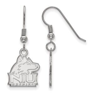 Sterling Silver Northern Illinois University Dangle Earrings